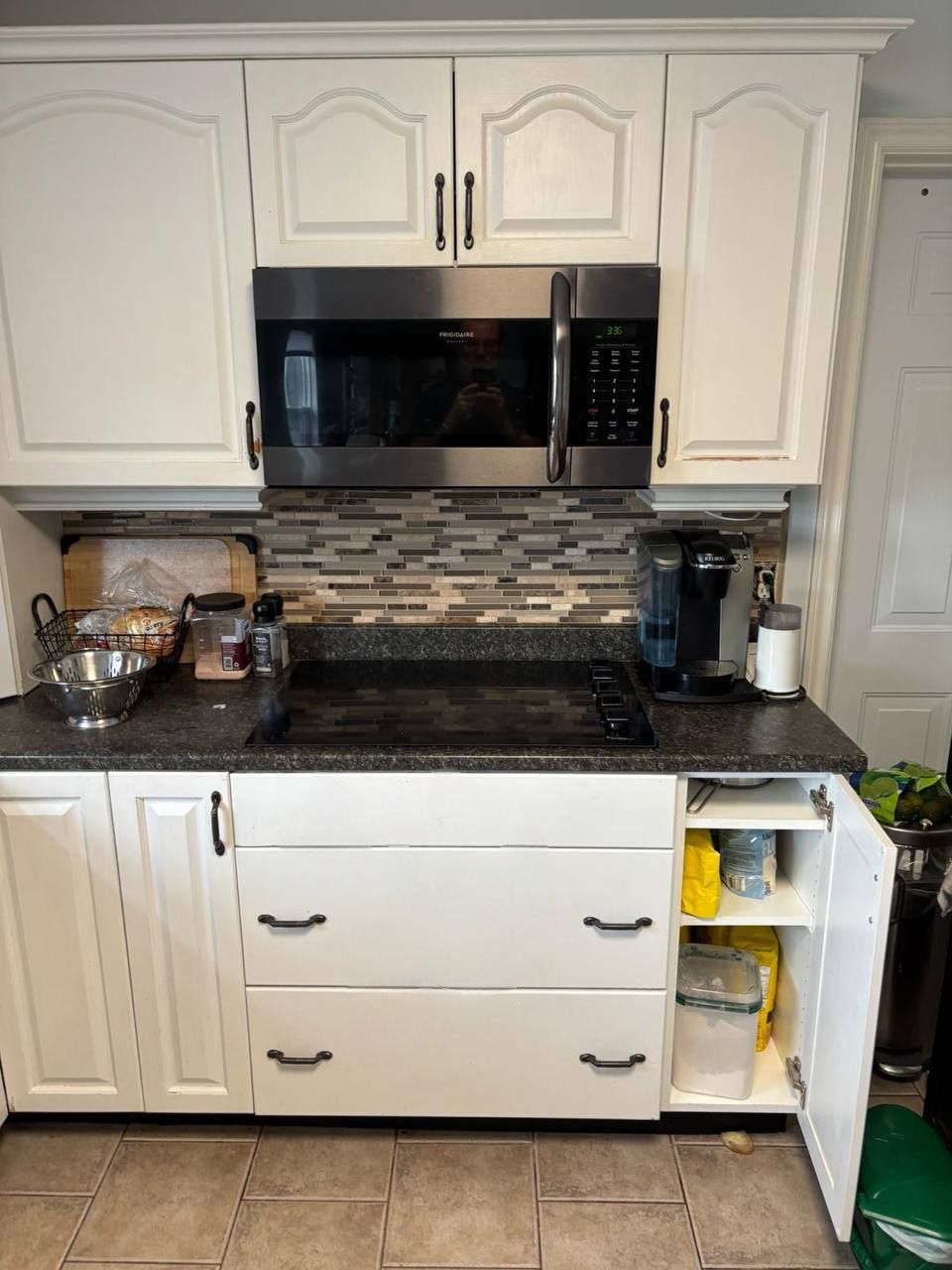 Bright White Cabinet Refinish