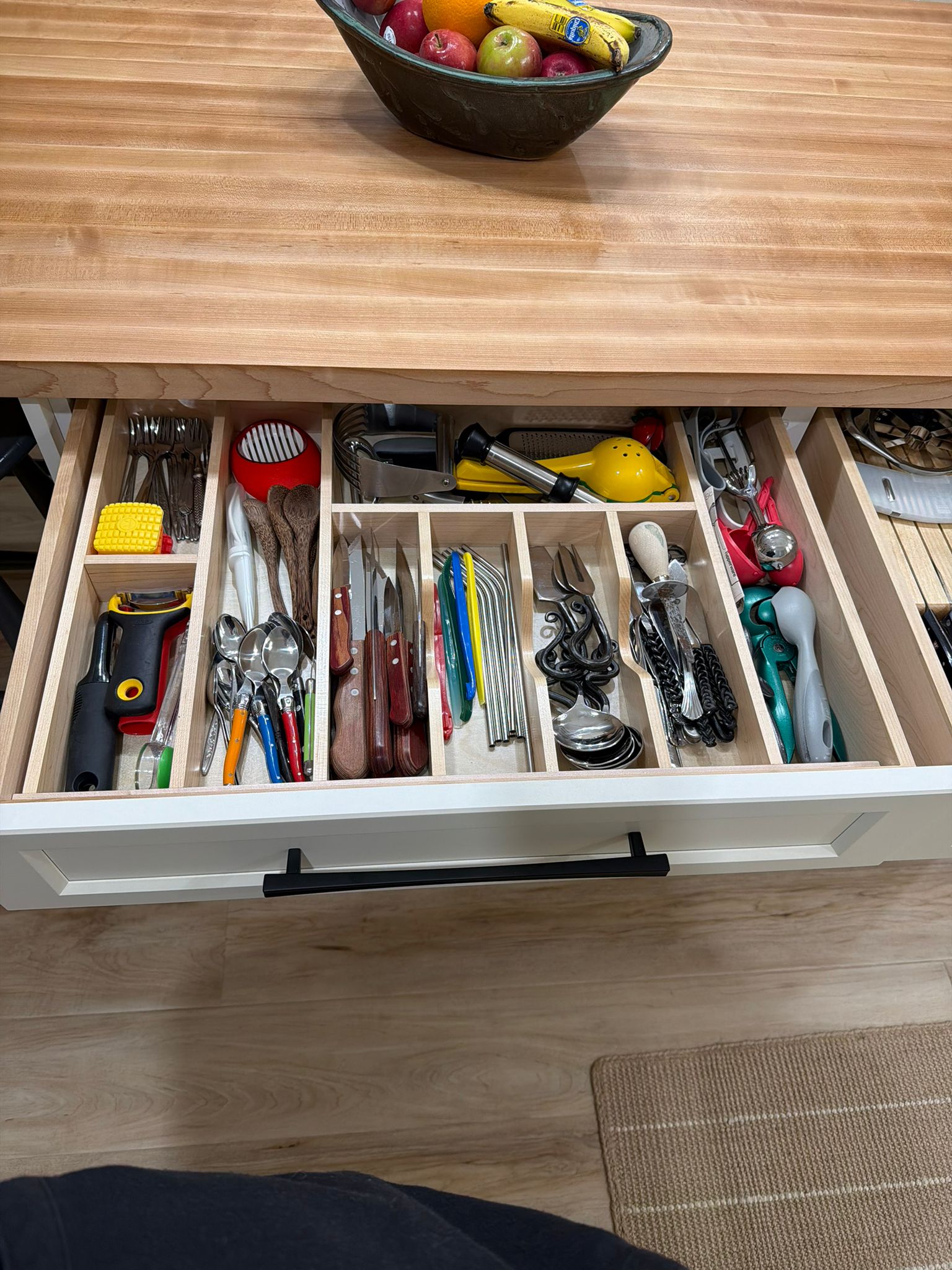 Custom drawer organization